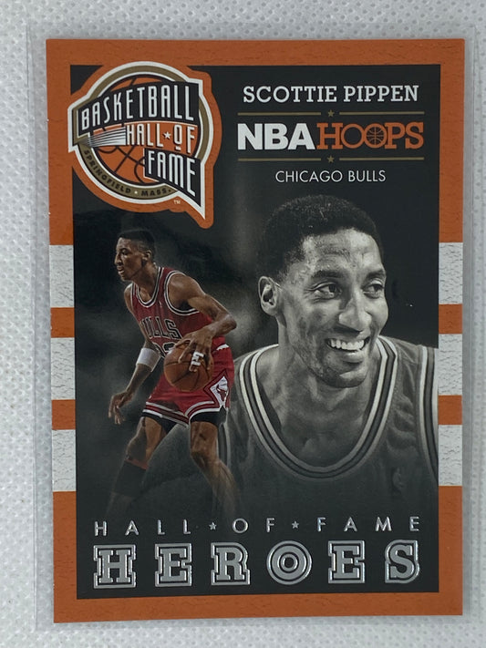 2013-14 Panini Hoops Hall of Fame Heroes #22 Scottie Pippen - Chicago Bulls