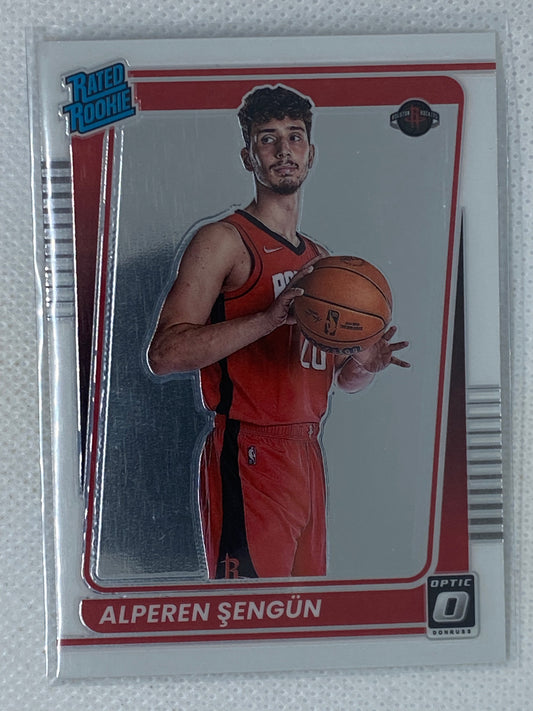 2021-22 Donruss Optic Alperen Sengun #169 Rated Rookie Card RC Base Rockets