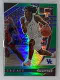 2020-21 Prizm Draft Green Prizm #14 Tyrese Maxey SP RC Rookie Kentucky 76ers