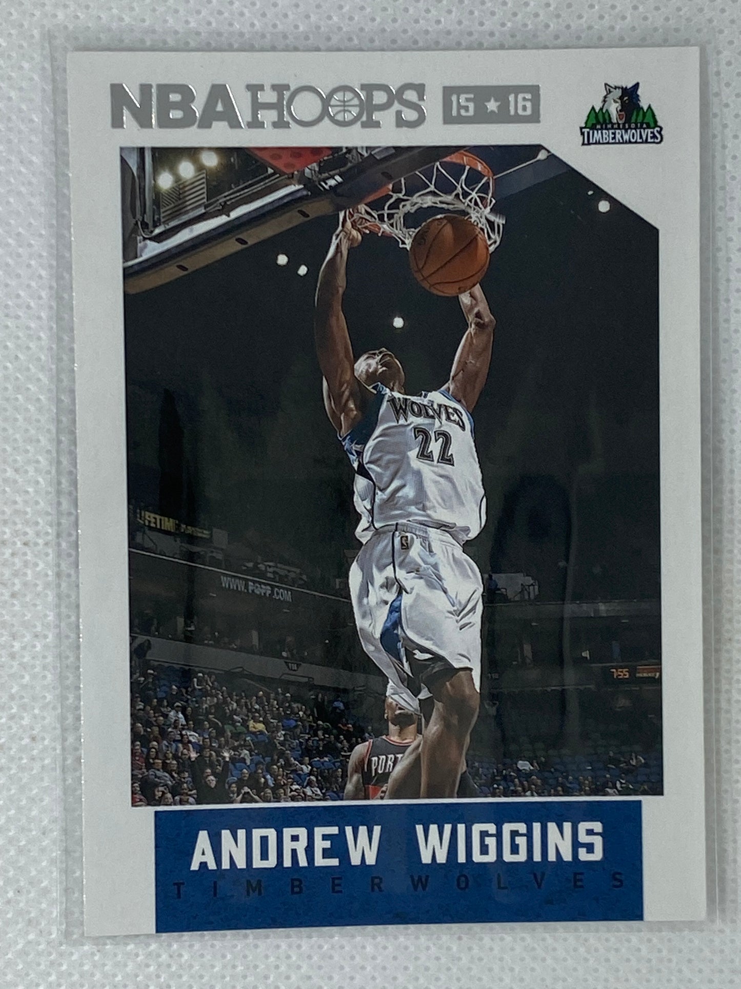 2015-16 Panini Hoops Andrew Wiggins #155 Minnesota Timberwolves