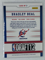 2012-13 Panini NBA Hoops Basketball Bradley Beal Draft Night Rookie Card #3 Washington Wizards