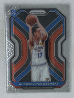 2020-21 Panini Prizm Rookie Card Aleksej Pokusevski #264 RC