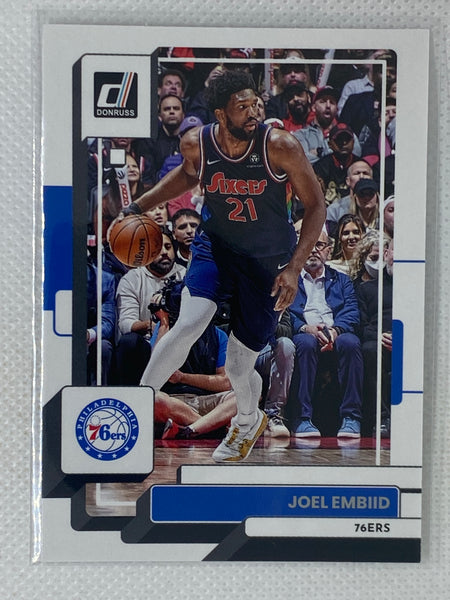 2022-23 Donruss Basketball Base #21 Joel Embiid Philadelphia 76ers