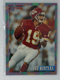 1993 Bowman Football Card #200 Joe Montana FOIL