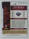 2013-14 Panini Elite Aspirations Blue /95 Jeff Withey #209 Rookie