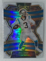 2019 Panini Select Concourse White Prizm /35 Will Grier #80 Rookie RC