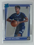 2021-22 Donruss Optic Rated Rookie Card RC #198 Ziaire Williams Memphis Grizzlies