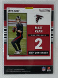 2021 Panini Contenders - MVP Contenders #MVP-MRY Matt Ryan Atlanta Falcons