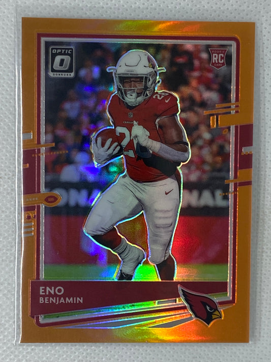 2020 Donruss Optic Eno Benjamin Rookie Orange /199 Arizona Cardinals