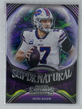 2021 Panini Contenders Josh Allen Supernatural Insert #SN-JAL Buffalo Bills