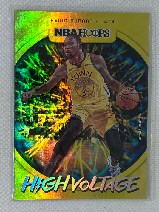 2019-20 NBA Hoops High Voltage Kevin Durant #3