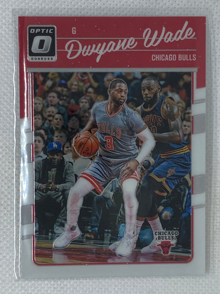 2016-17 Donruss Optic Dwayne Wade with Lebron James First Year Optic #12