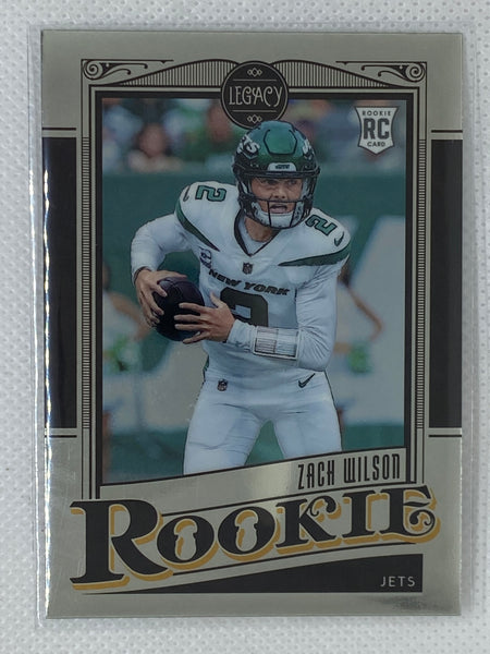 2021 Zach Wilson Legacy Chrome NFL Chronicles #217 Rookie Card New York Jets