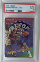 1995-96 NBA Hoops Damon Stoudamire #347 Raptors RC Rookie PSA 9 Toronto Raptors