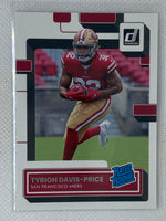 2022 Donruss Rated Rookie #326 Tyrion Davis-Price RC San Francisco 49ers