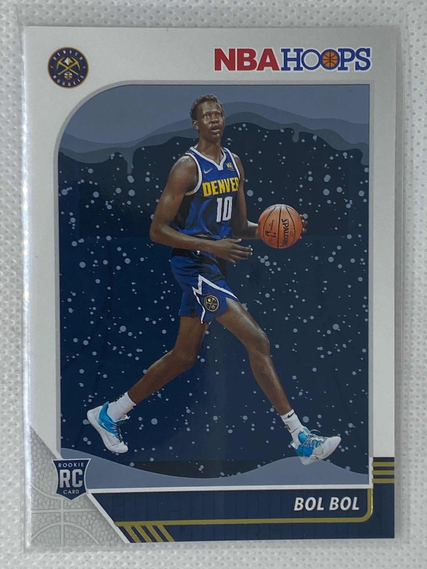 2019-20 Panini NBA Hoops #233 Bol Bol Nuggets Winter Rookie RC