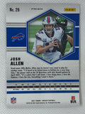 2021 Panini Mosaic Josh Allen Silver Prizm Holo #26 Buffalo Bills