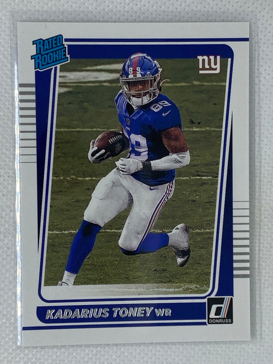 2021 Donruss Base Rated Rookies #264 Kadarius Toney - New York Giants.