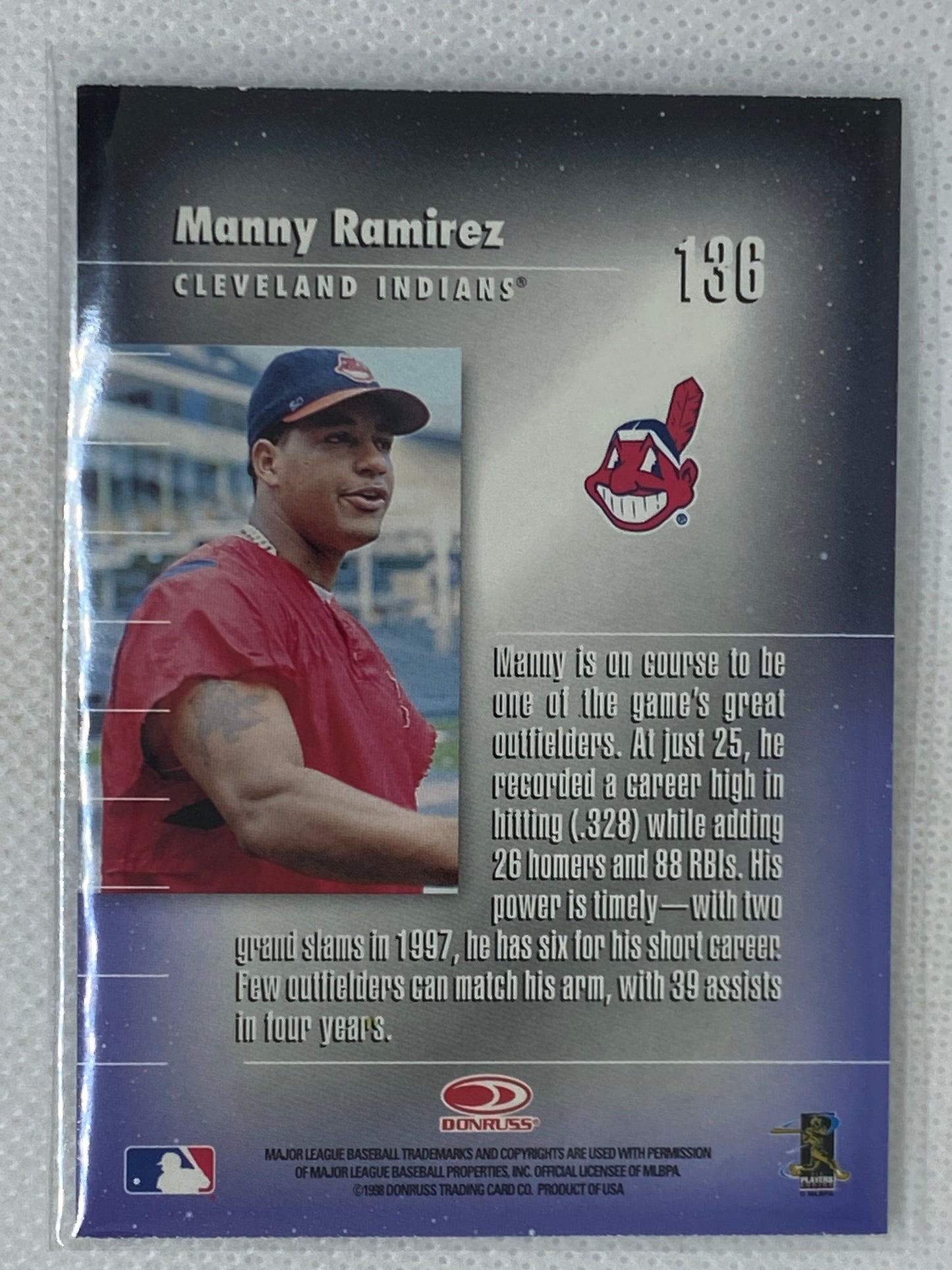 1998 Donruss Elite Baseball #136 Manny Ramirez