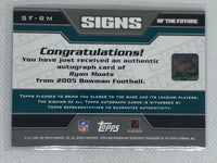 2005 Bowman Football Signs of the Future Autographs #SFRM Ryan Moats Philadelphia Eagles
