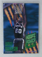 1994-95 NBA Hoops David Robinson Hoops Power Predator Insert P-5