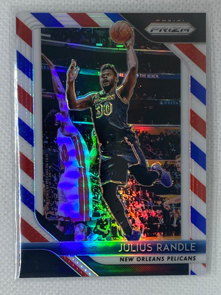 2018-19 Panini Prizm Basketball Red White Blue #167 Julius Randle