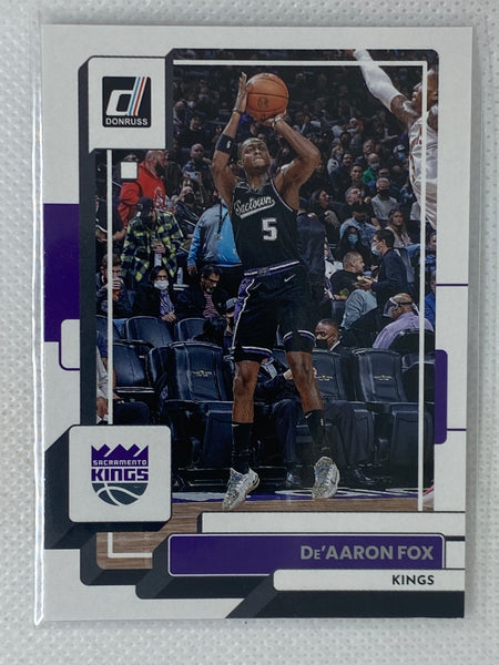 2022-23 Panini Donruss Basketball De'Aaron Fox Card #138 Sacramento Kings