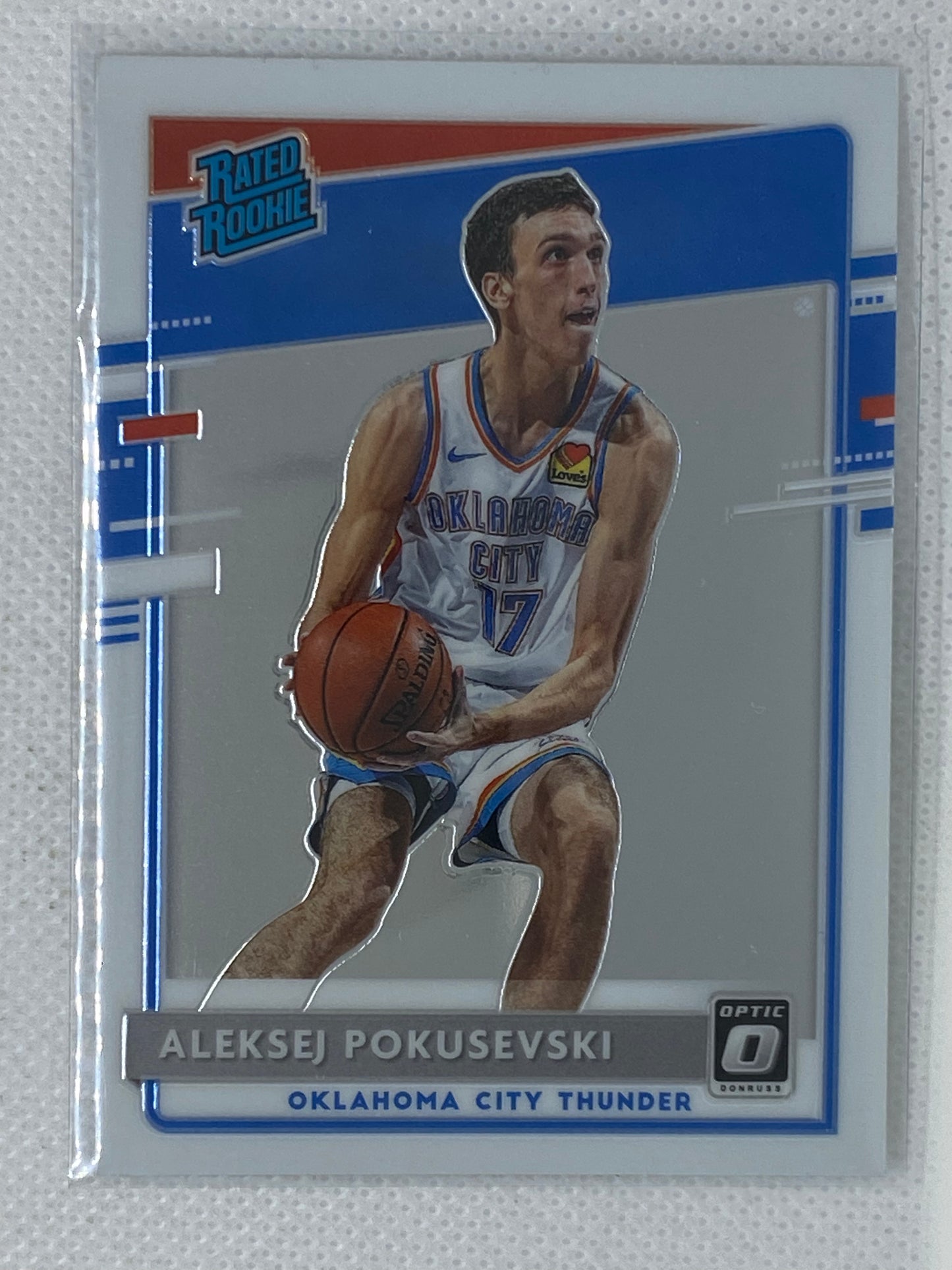 2020-21 Donruss Optic Basketball Rated Rookie Aleksej Pokusevski RC #167