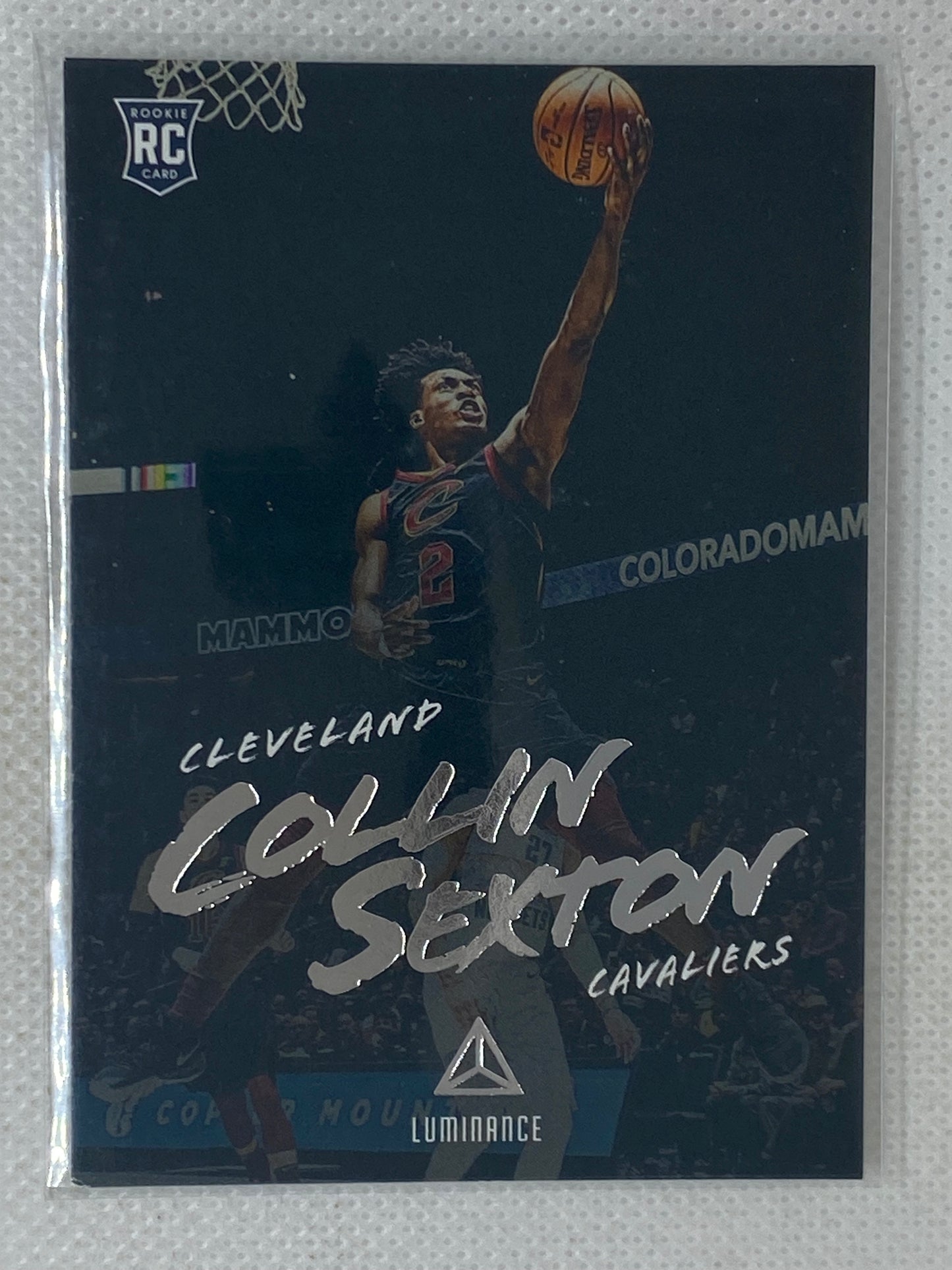 2018-19 Panini Chronicles Collin Sexton Rookie Luminance #151 Cleveland Cavaliers