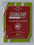 2017-18 Panini Donruss Optic Signature Series Holo Silver Prizm Taurean Prince #45