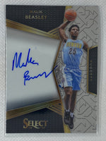 2016-17 Panini Select Rookie Signatures /299 Malik Beasley #24 Denver Nuggets