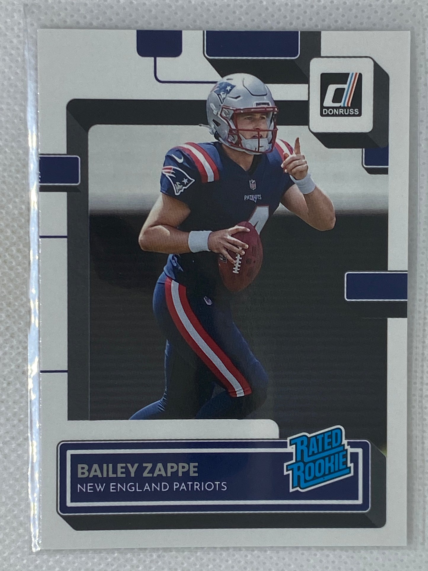 2022 Panini Donruss Bailey Zappe Rookie New England Patriots #329