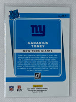 2021 Donruss Base Rated Rookies #264 Kadarius Toney - New York Giants.