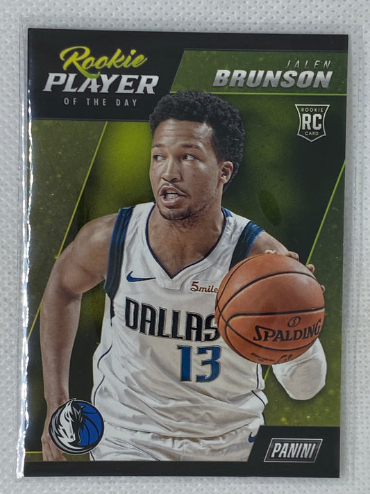 2018-19 Panini Player of the Day Rookies #R20 Jalen Brunson