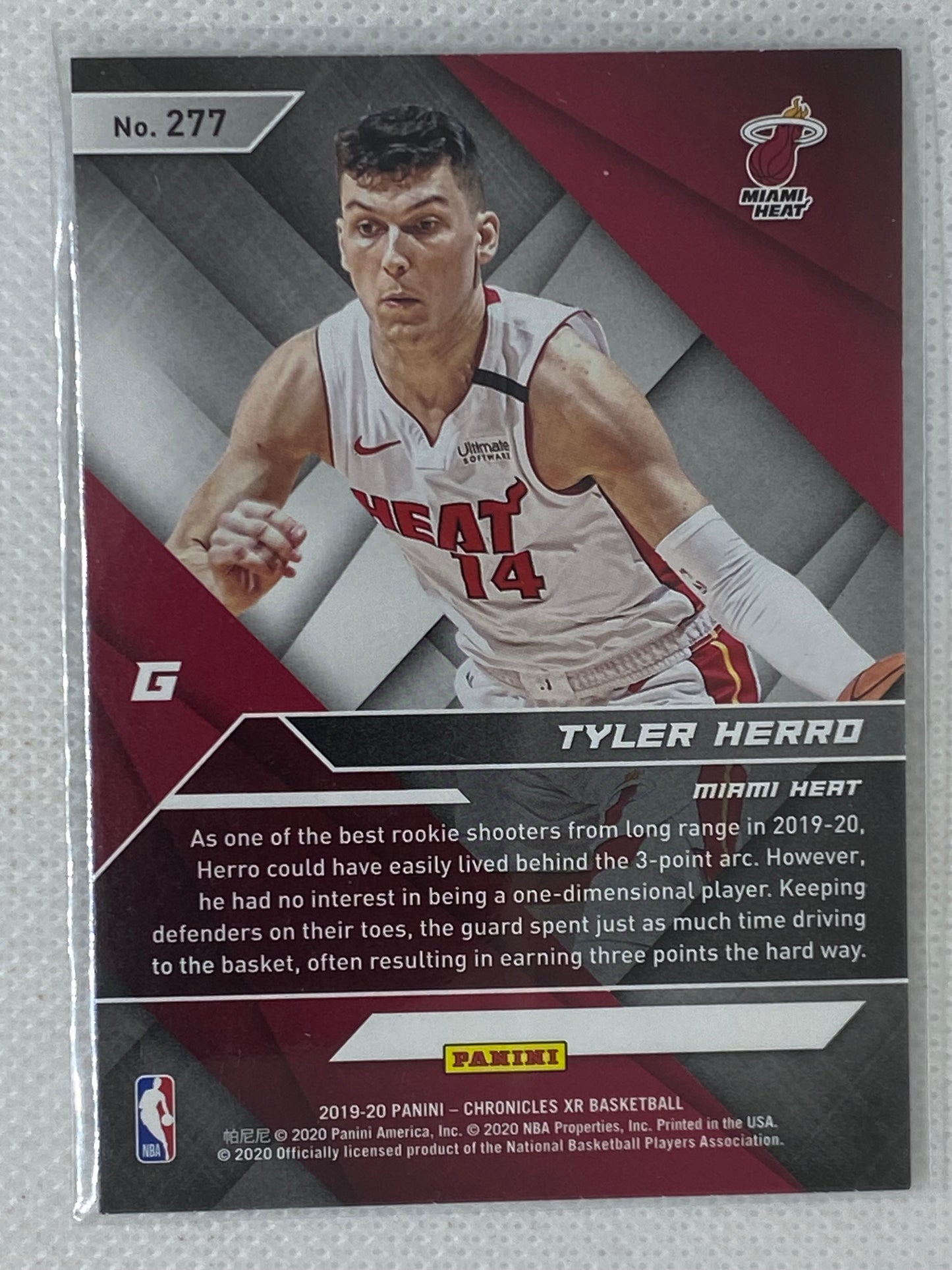 2019-20 Panini Chronicles XR Tyler Herro #277 Rookie RC