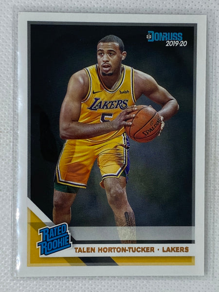 2019-20 Donruss Rated Rookie Talen Horton Tucker #248 Los Angeles Lakers RC