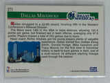 1992-93 Hoops Dallas Mavericks Basketball Card #271 Dallas Mavericks