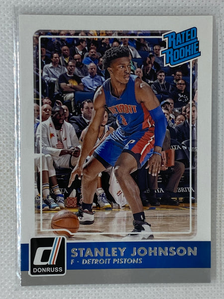 2015-16 Panini Donruss Base #3 Stanley Johnson Detroit Pistons