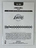 2017-18 Panini NBA Hoops Rookie RC Lonzo Ball #252 Los Angeles Lakers