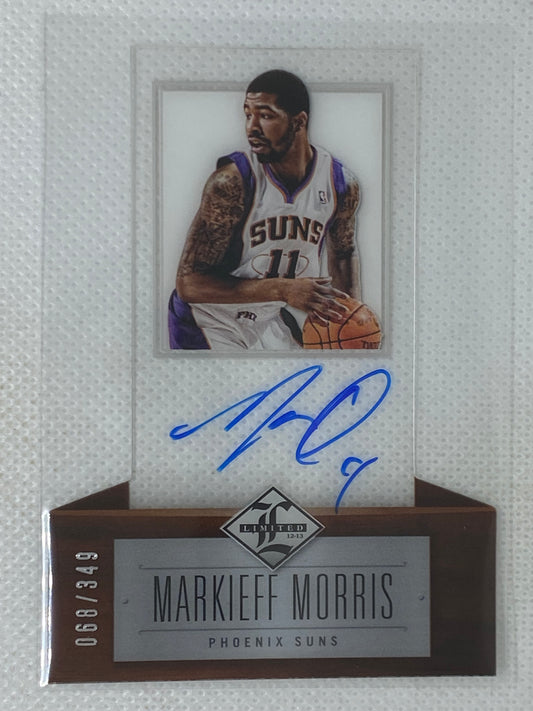 2012-13 Panini Limited /349 Markieff Morris #178 Rookie Auto RC Phoenix Suns