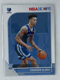 2019-20 Panini Hoops #217 Brandon Clarke RC Memphis Grizzlies