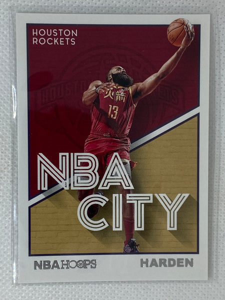 2019-20 Hoops NBA City James Harden Houston Rockets #9