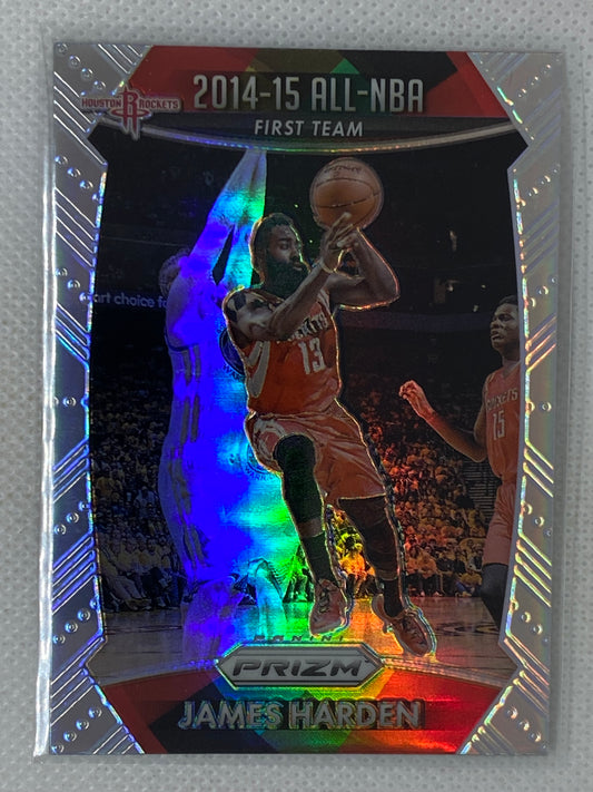 2015-16 Panini Prizm All-NBA Team Silver Prizm James Harden #378