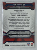 2013 Topps Finest Tim Tebow #73 New England Patriots