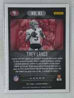 2021 Panini Illusions Trey Lance #61 Rookie Card San Francisco 49ers