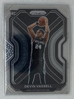 2020-21 Prizm Devin Vassell Base Rookie Card #252 San Antonio Spurs