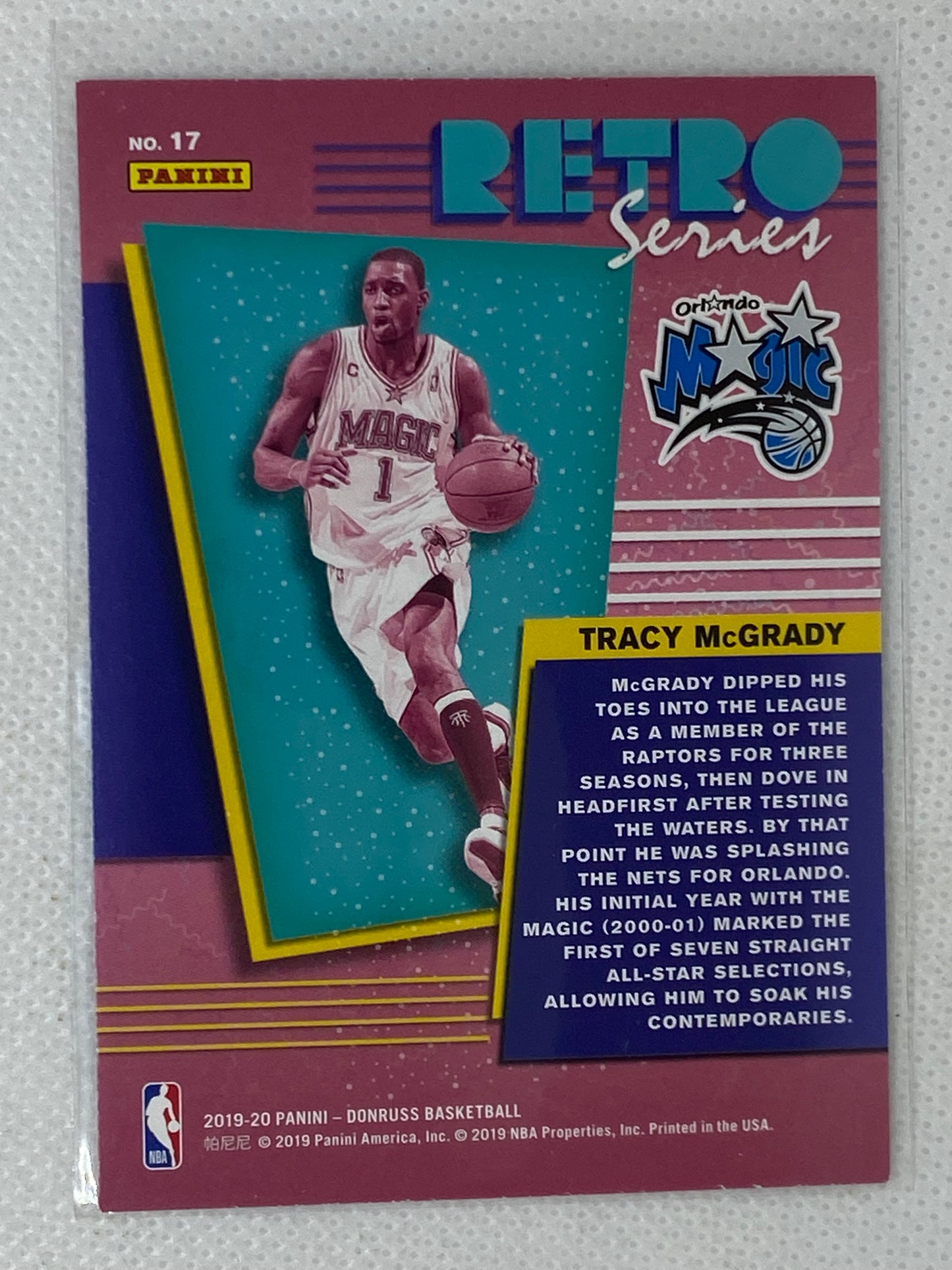 2019-20 Panini Donruss Basketball Retro Series #17 Tracy McGrady