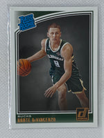 2018-19 Panini Donruss Rated Rookie Donte DiVincenzo RC #164 Milwaukee Bucks