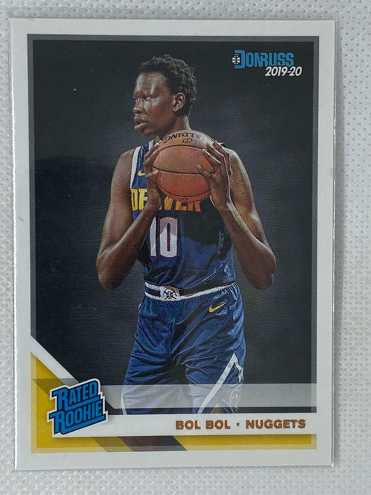 2019-20 Donruss Rated Rookie Base #234 Bol Bol RC - Denver Nuggets