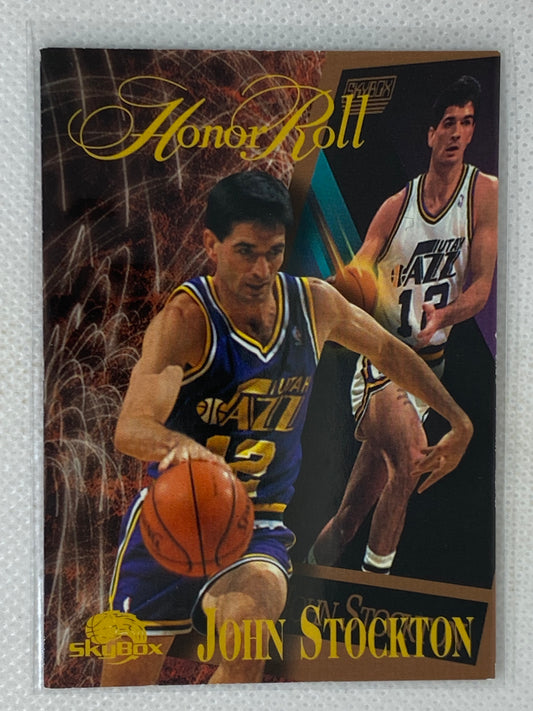 1996 Skybox Honor Roll #276 John Stockton Utah Jazz